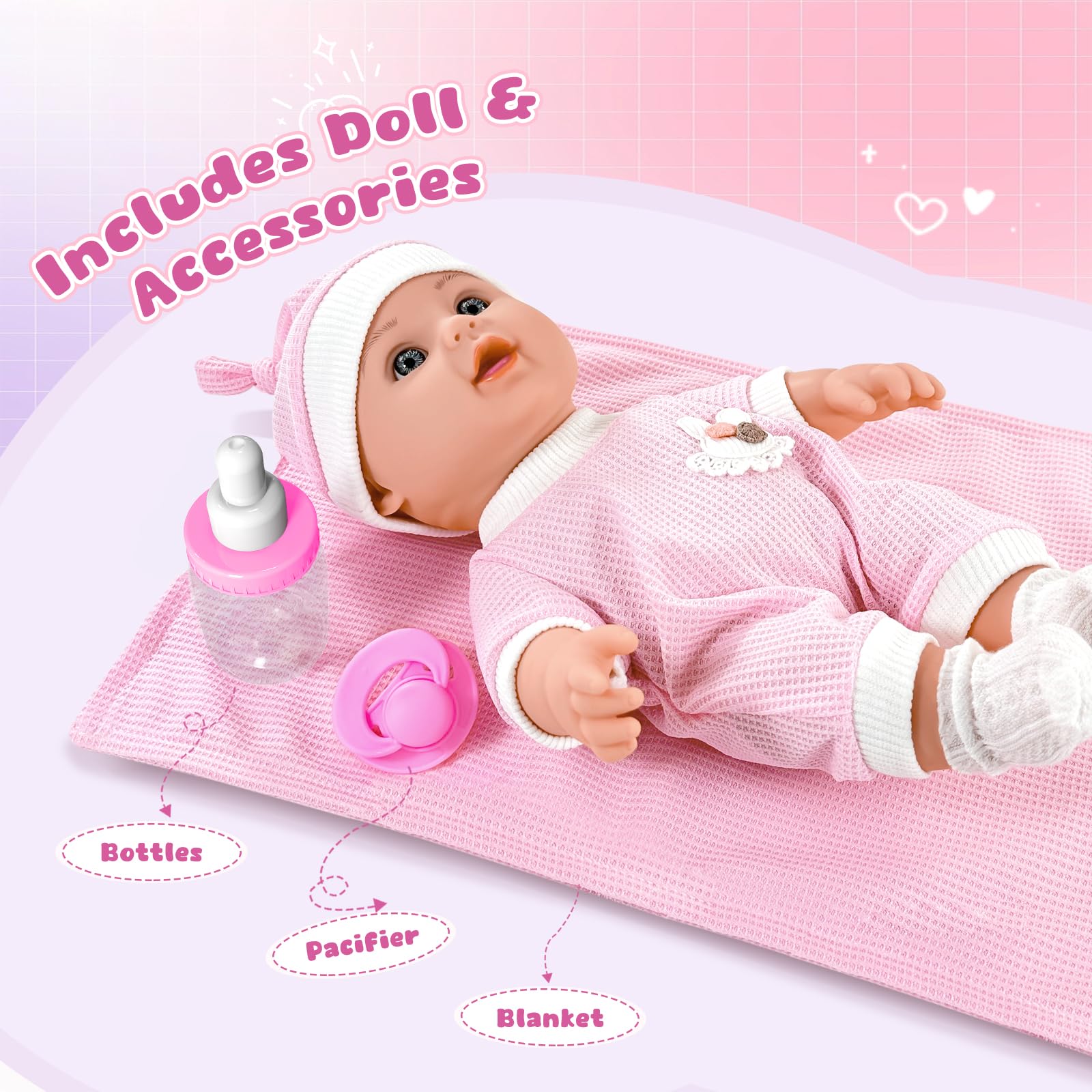 Amazon | 12インチ ベビードール ギフトボックス入り 3歳以上の女の子